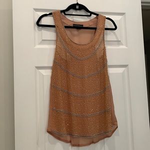 Karina Grimaldi silk beaded tank